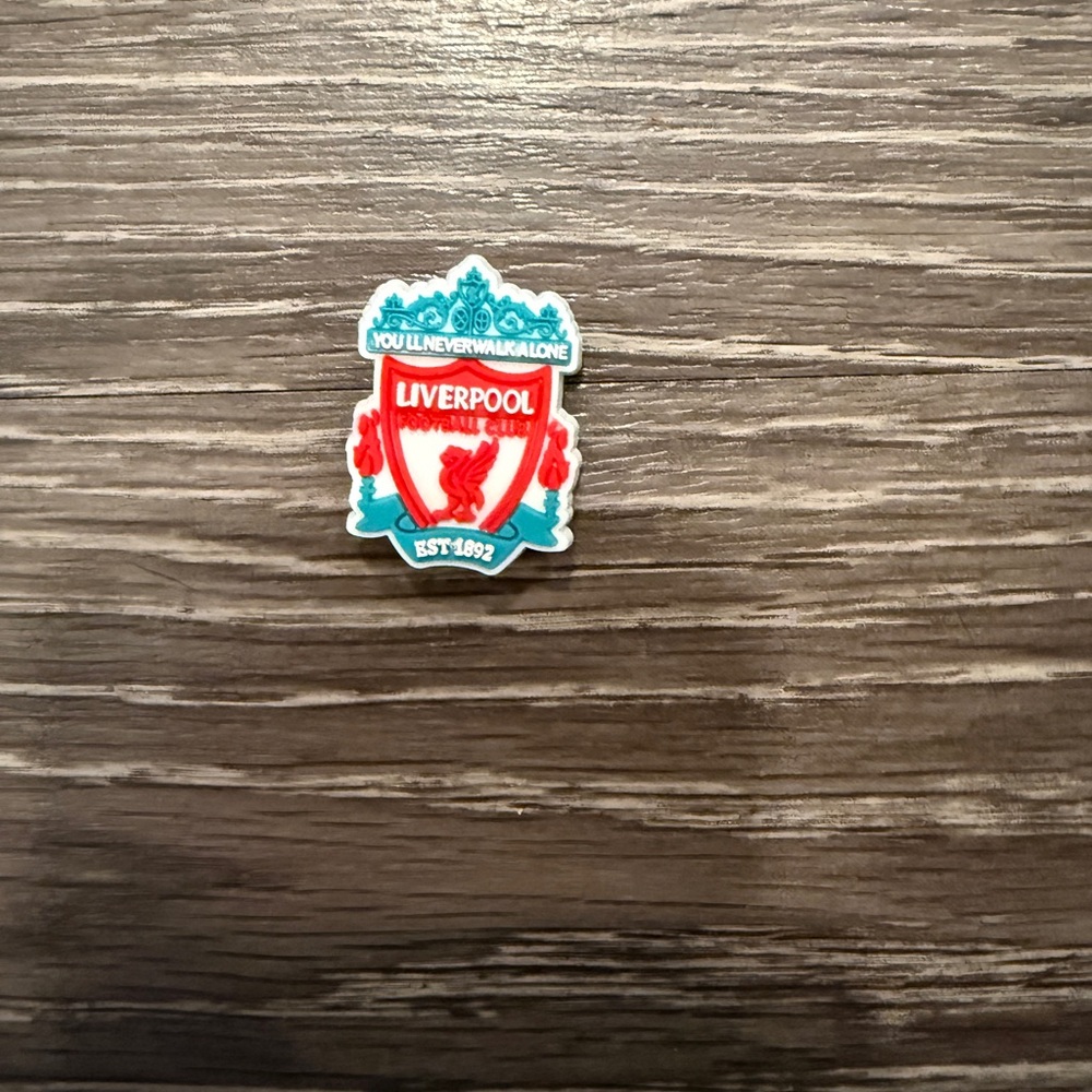 Liverpool Futbol soccer croc charms